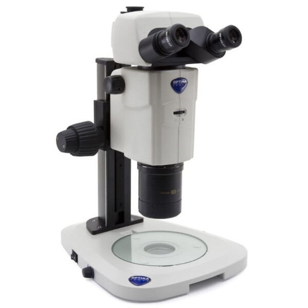 Optika microscopul stereoscopic zoom SZR-180, trino, CMO, w.d. 60mm, 10x/23, 7.5x-135x, LED, click stop