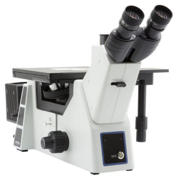 Optika Microscop inversat IM-5MET, MET trino, invers, 10x24mm, AL, Halogen, 12V/100W w.o. obiective