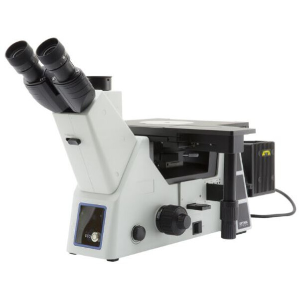 Optika Microscop inversat IM-5MET, MET trino, invers, 10x24mm, AL, Halogen, 12V/100W w.o. obiective