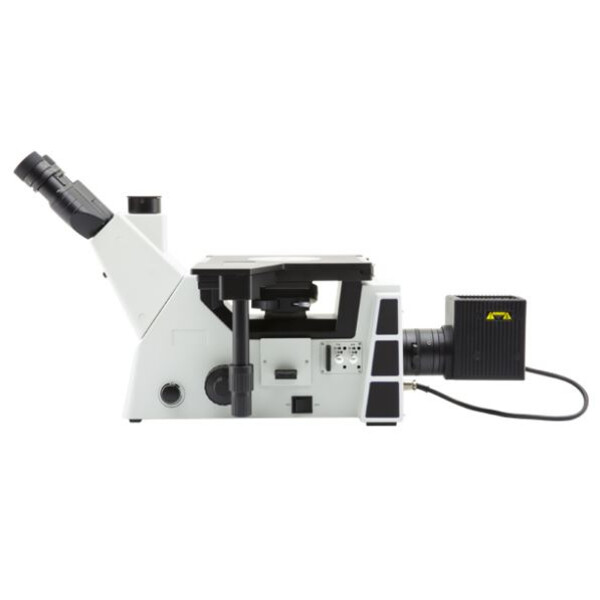 Optika Microscop inversat IM-5MET, MET trino, invers, 10x24mm, AL, Halogen, 12V/100W w.o. obiective