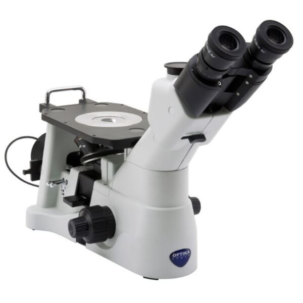 Optika Microscop inversat IM-3METLD, trino, invers, 10x22 mm, LED 18W,