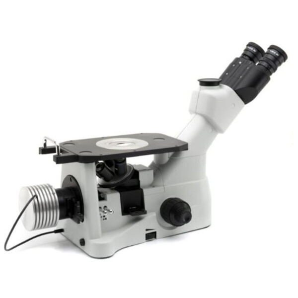 Optika Microscop inversat IM-3METLD, trino, invers, 10x22 mm, LED 18W,