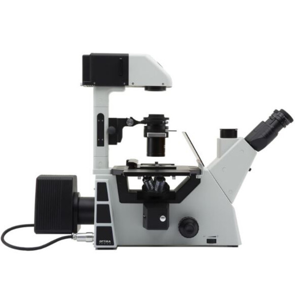 Optika Microscop inversat IM-3METLD, trino, invers, 10x22 mm, LED 18W,