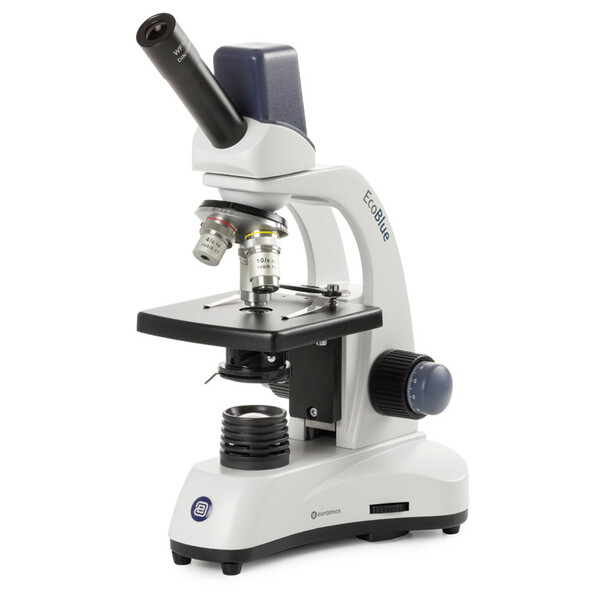 Euromex Microscop EcoBlue EC.1005, mono, digital, 5MP, achro. 40x, 100x, 400x, LED