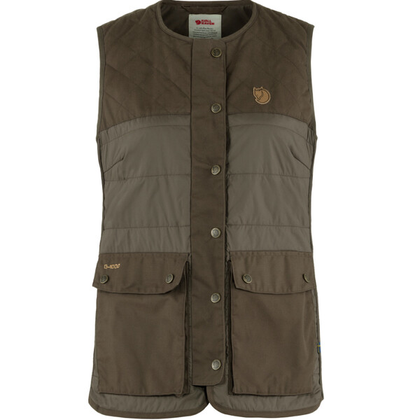 Fjällräven Vestă căptușită din lână Forest W, 633 Dark Olive, L