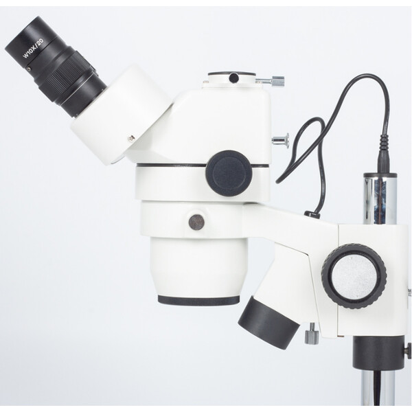 Motic microscopul stereoscopic zoom SMZ143-N2LED, trino, 10x/20, Al/Dl, 3W LED