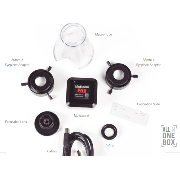 Motic Camera A2, color, sCMOS, 1/3.1, 2.7µm, 30fps, 2MP, USB 3.0