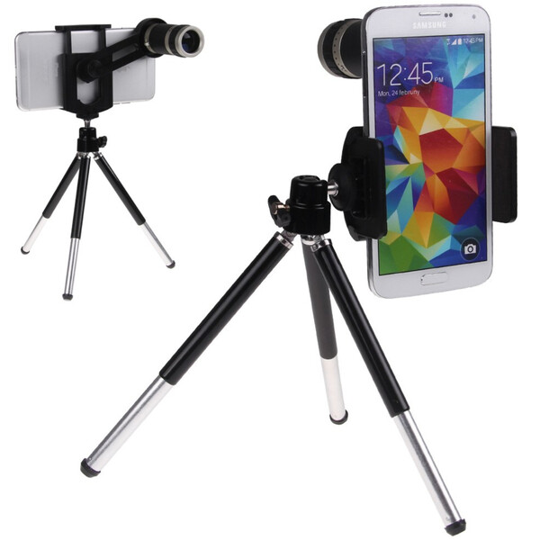 Spectrum Telescope Telescop Handy-Teleskop mit Mini-Stativ