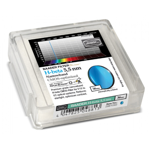 Baader Filtre H-Beta CMOS Narrowband 36mm