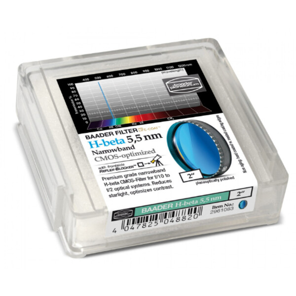 Baader Filtre H-Beta CMOS Narrowband 2"
