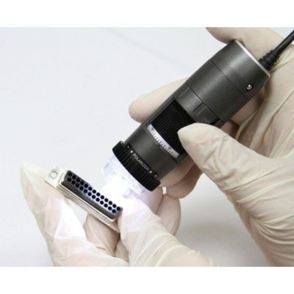 Dino-Lite Microscop AM4815ZT, 1.3MP, 20-220x, 8 LED-uri, 30 fps, USB 2.0