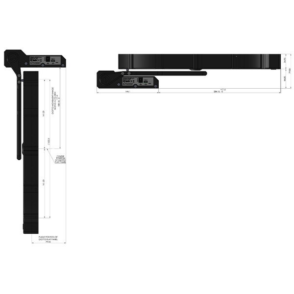 PrimaLuceLab Masca flatfield GIOTTO 320 cu copertină telescopică ALTO