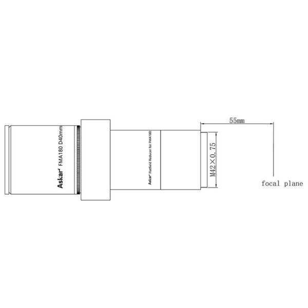 Askar Refractor apochromat AP 40/180 FMA180 OTA