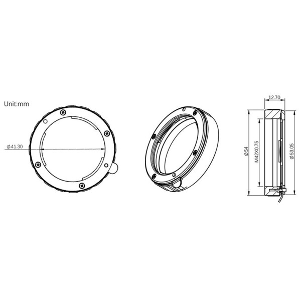 ZWO Adaptoare obiective DSLR T2 / Micro Four Thirds