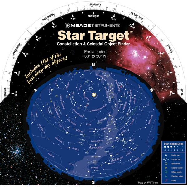 Meade Planisferă hartă stelară