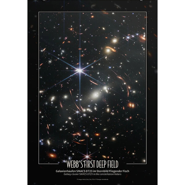 AstroMedia Poster Primul câmp profund al lui Webb