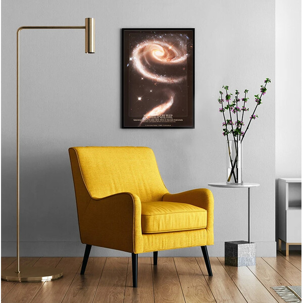 AstroMedia Poster Galaxia Rose Arp 273