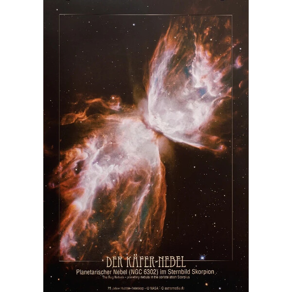 AstroMedia Poster Der Käfer-Nebel NGC 6302