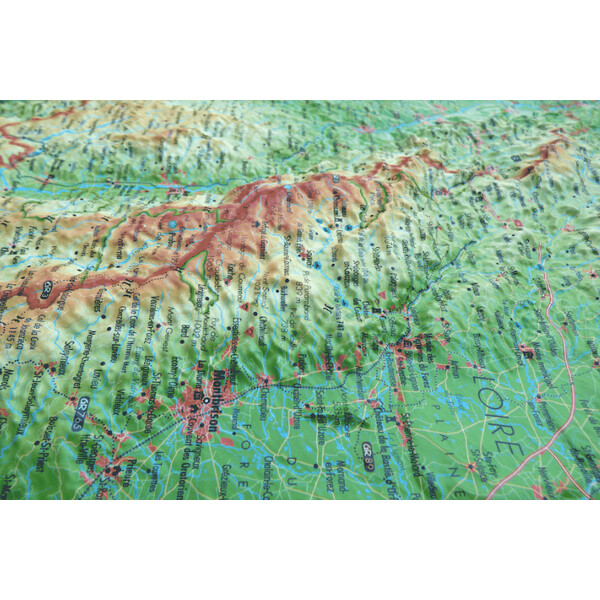 3Dmap Harta regionala Le Puy de Dôme