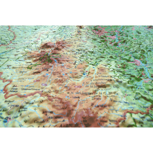 3Dmap Harta regionala Le Puy de Dôme