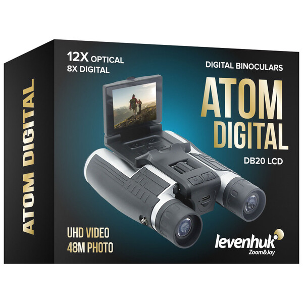 Levenhuk Binoclu 12x32 Atom Digital DB20 LCD