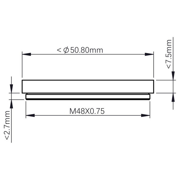ZWO Suport filtru pentru sertarul pentru filtre 2"