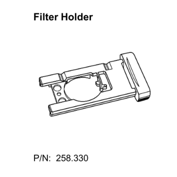 SCHOTT Suport filtru gol pentru KL, pentru filtru inserat Ø = 28mm