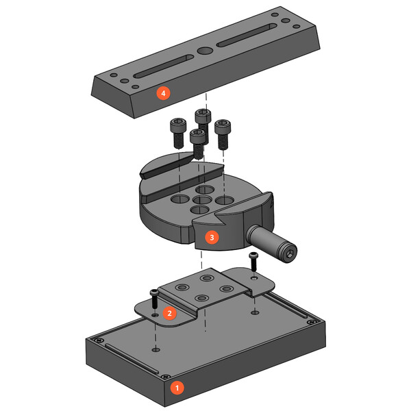 Ikarus Technologies Vixen/Losmandy Clamp for StellarMate X & Pro