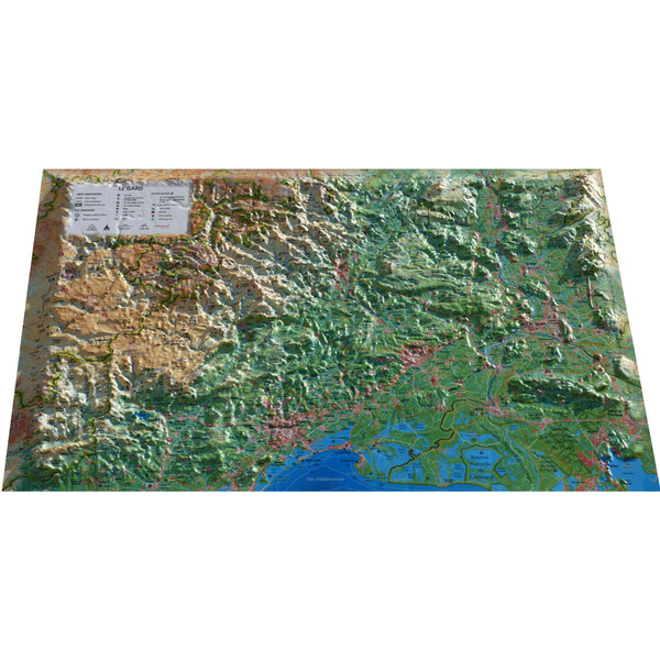 3Dmap Harta regionala Le Gard