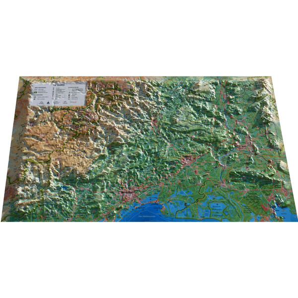3Dmap Harta regionala Le Gard