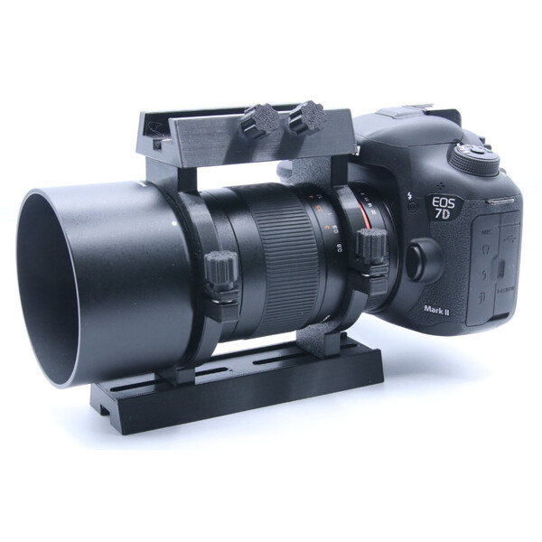 Astroprints Inele de prindere cu inele pentru vizor și șină prismatică pentru obiectivul Samyang 135 mm f/2