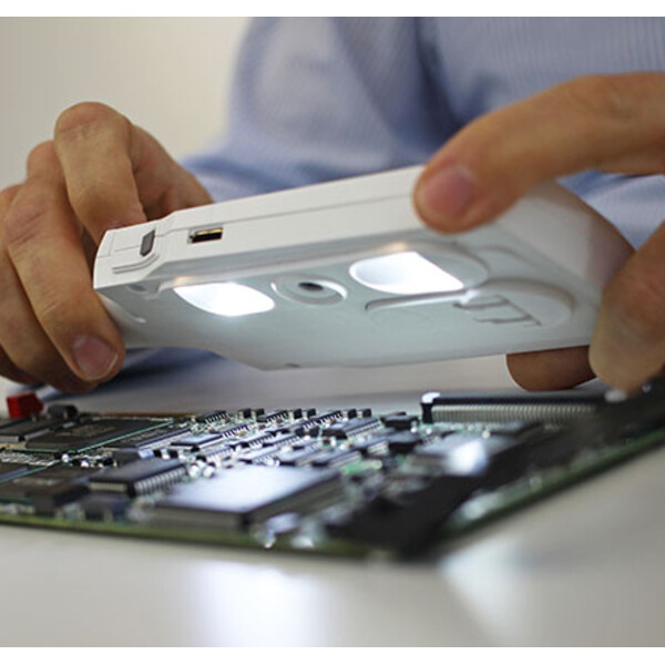 Vision Engineering Lupa Lupă digitală portabilă CAMß, 4x-20x, LED, baterie reîncărcabilă
