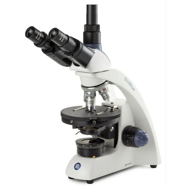 Euromex Microscop EuroBlue, BB.4253-P-HLED,trino, Pol, DIN, 40x-1000x, 10x/18, LED, 1W