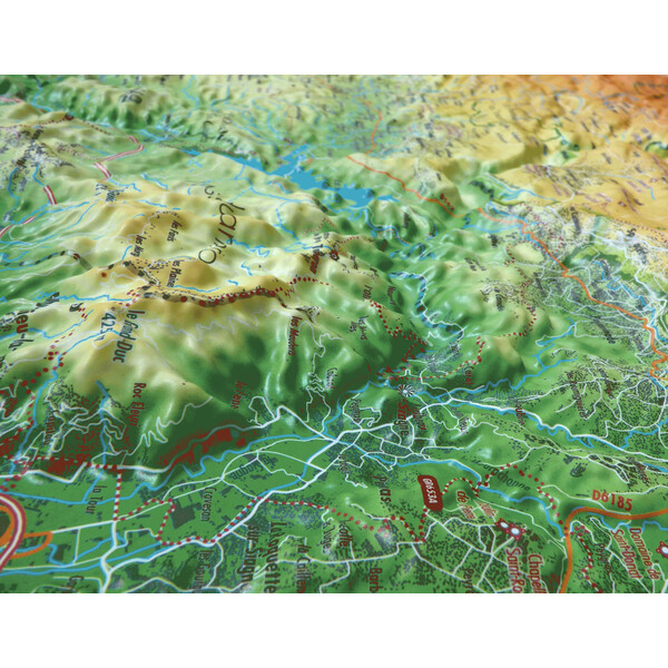 3Dmap Harta regionala Massif de l'Estérel et du Pays de Fayence