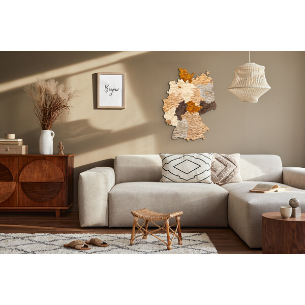 Abraham Wood Decor Harta Puzzle din lemn cu Germania (60 x 80 cm)