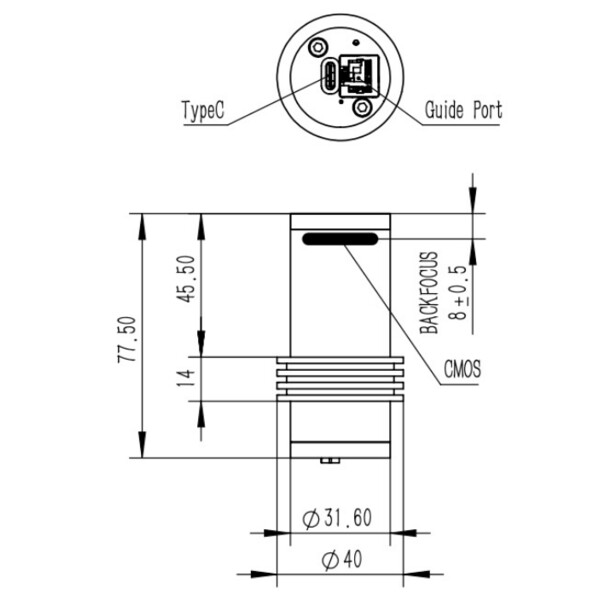 QHY Camera Kamera 5III 678C Color