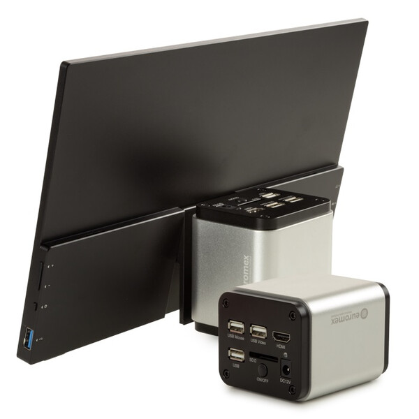 Euromex Camera VC.3039-HDS, color, 1/2.8", 1.45 µm, 60/30 fps, 8 MP, HDMI/USB, ecran HD de 13 inch