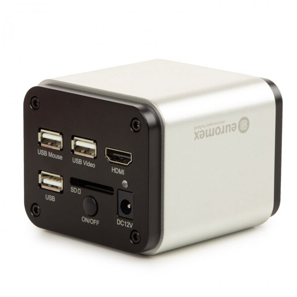Euromex Camera VC.3039-HDS, color, 1/2.8", 1.45 µm, 60/30 fps, 8 MP, HDMI/USB, ecran HD de 13 inch