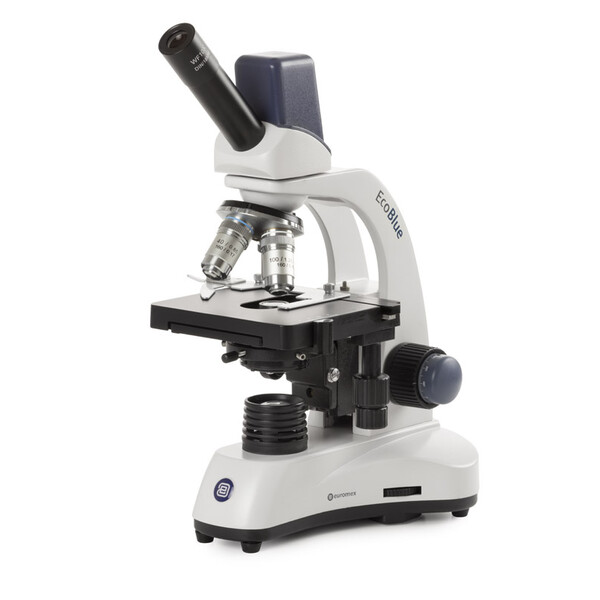Euromex Microscop EC.1155, mono, Digital, 40x-1000x, DL, LED, 10x/18 mm, Masa X-Y, 5 MP