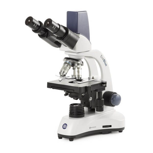 Euromex Microscop EC.1657, bino, digital, 40x-600x, DL, LED, 10x/18 mm, X-Y-Kreuztisch, 5 MP