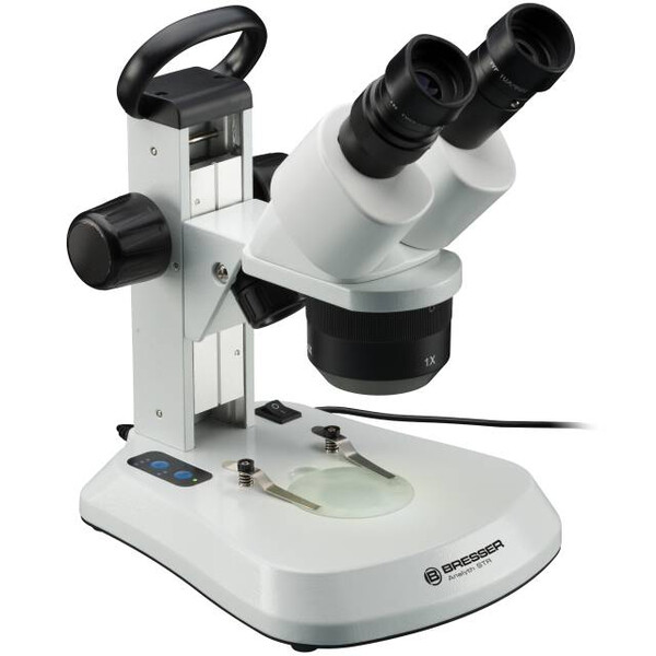 Bresser Microscopul stereoscopic Analyth STR 10x-40x bino; Greenough; 50mm; 10x/20; 10-40x; LED, cameră, 2MP