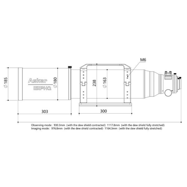 Askar Refractor apochromat AP 151/1057 151PHQ OTA