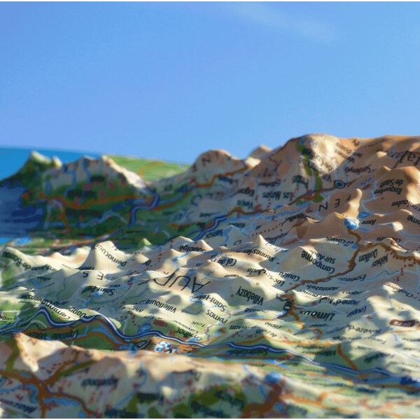 3Dmap Harta regionala Occitanie - Sud Ouest