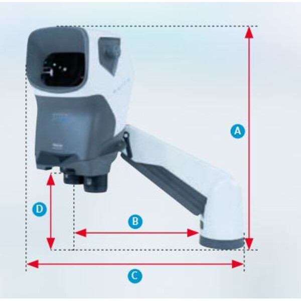 Vision Engineering Microscopul stereoscopic MANTIS ERGO cu „suport universal Verso” (fără obiective) SMR200