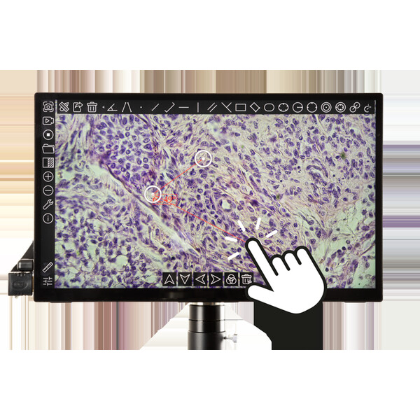 Euromex Camera VC.3043 HDS, UHD, 8,3 MP, 1/1,8 inch, senzor color 4K, ecran tactil de 13 inch, 30 fps HDMI, 20 fps USB