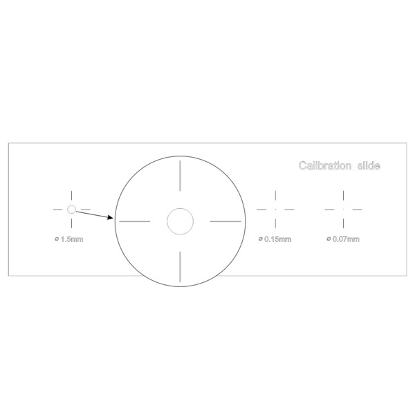 MAGUS Diapozitiv de microscop pentru Calibrare CS5