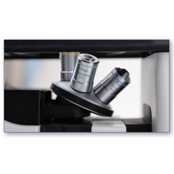 Optika Microscop inversat IM-300, trino, PH, 100-400x, IOS LWD W-PLAN PH, N.A. 0.3, X-LED8