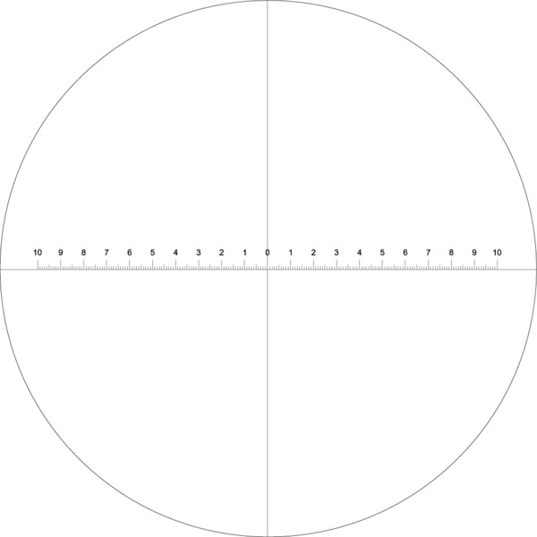 Levenhuk Lamelă de microscop pentru calibrarea lupe stereo CSS1