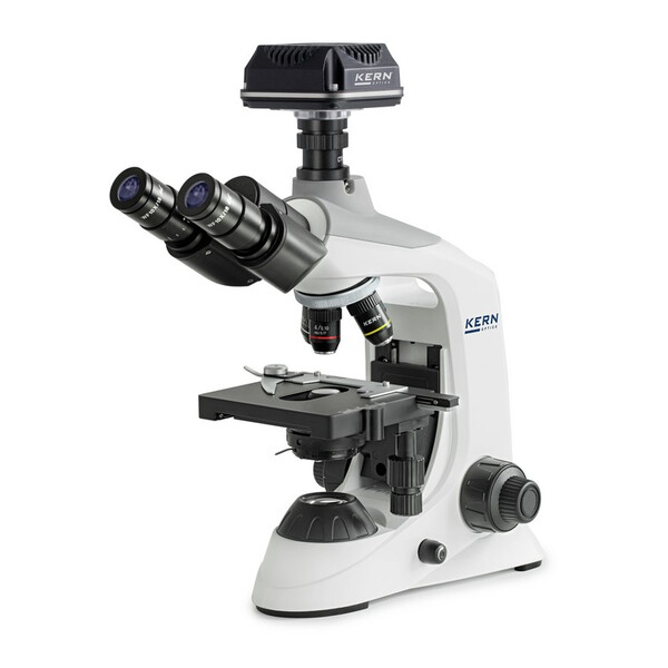 Kern Microscop digital, OBE 134C825, HF, digital, 1.25 Condensator, fix, USB 2.0, 40x-1000x, DIN, Dl, 3W LED, 5.1 MP