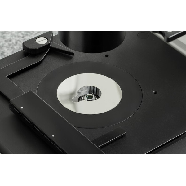 Kern Microscop inversat OCM 166, FL, PH, trino, invers, N.A. 0,3 Condensator fix, 10x-40x, 30W LED, Al, 100W HBO, Dl